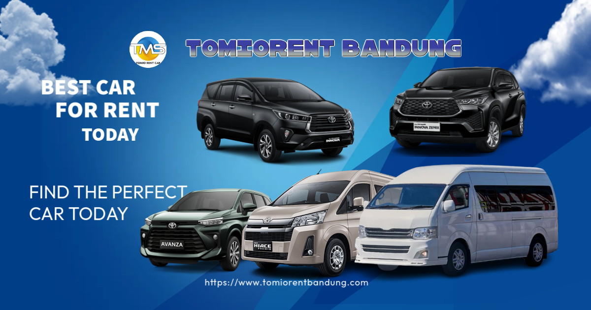 TomioRent adalah solusi terbaik untuk rental mobil di Bandung. Kami hadir untuk memenuhi kebutuhan mobilitas Anda dengan standar tinggi, layanan ramah, serta kendaraan yang siap menemani perjalanan Anda kapan saja dan ke mana saja.