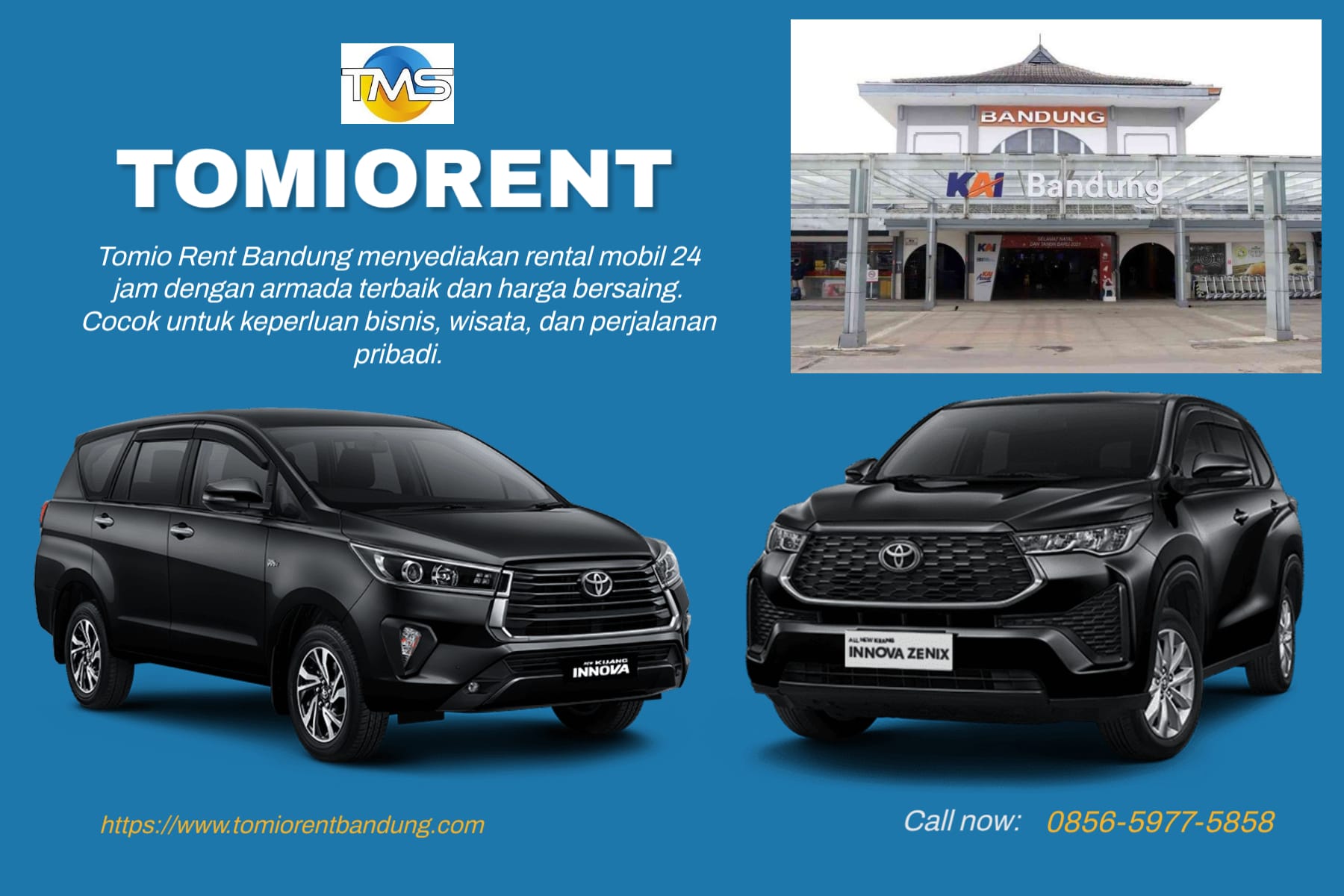 sewa innova bandung terbaru - reborn, zenix hybrid, venturer